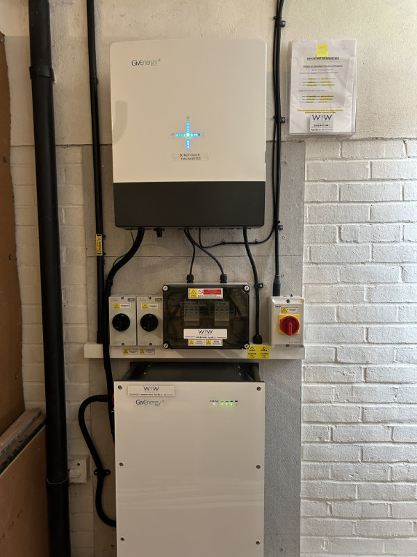 South East London Solar PV and battery system
